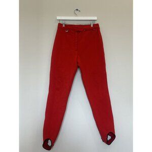 Vintage Fera Red Skiwear Pants Size 12L